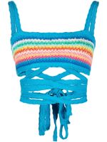 Alanui soutien-gorge Over The Rainbow - Bleu - thumbnail