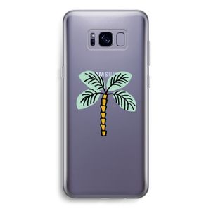 Palmboom: Samsung Galaxy S8 Transparant Hoesje