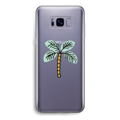 Palmboom: Samsung Galaxy S8 Transparant Hoesje