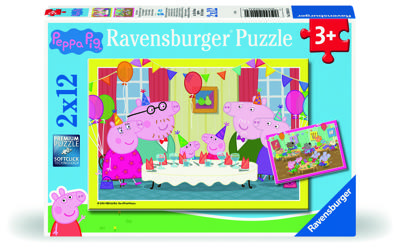 Ravensburger puzzel Peppa Pig 2x12 stukjes