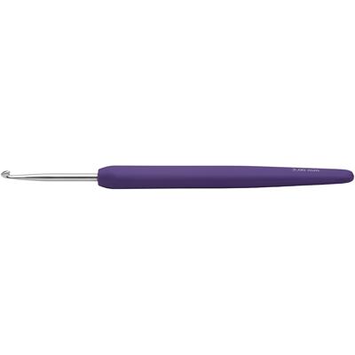 Creativ Company Haaknaalden, afm 3, l: 13,3 cm, afm 3 mm, paars, 1 stuk
