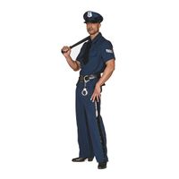 Grote maten verkleedkleding politie 60 (4XL)  - - thumbnail
