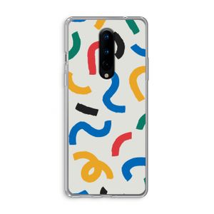 Illustratieve pop 2: OnePlus 8 Transparant Hoesje