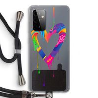 Melts My Heart: Samsung Galaxy A72 5G Transparant Hoesje met koord