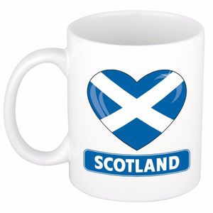 I love Schotland vlag mok / beker 300 ml   -