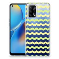 OPPO A74 4G | TPU bumper | Waves Yellow
