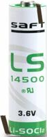 Saft LS14500 lithium AA batterij met Z-tags (3,6V)