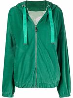 Khrisjoy hoodie zippé à bande logo - Vert