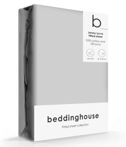 Beddinghouse Jersey-Lycra Hoeslaken Light Grey-90/100 x 200/220 cm