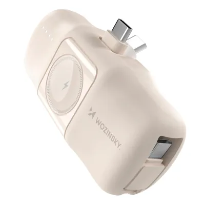 Wozinsky Mini USB-C Powerbank 5000mAh - Beige