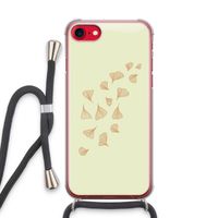 Falling Leaves: iPhone SE 2020 Transparant Hoesje met koord