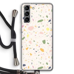 Terrazzo N°21: Samsung Galaxy S21 Transparant Hoesje met koord
