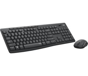 Logitech MK295 Silent Wireless Combo toetsenbord Inclusief muis USB QWERTY Engels Grafiet