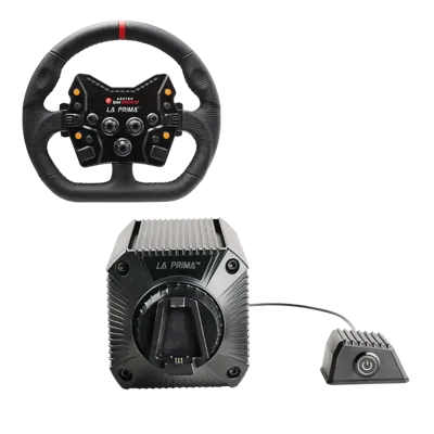 Asetek SimSports La Prima 12 Nm Direct Drive Wheelbase - La Prima GT Wheel Bundle