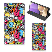 Samsung Galaxy A32 5G Hippe Standcase Punk Rock - thumbnail