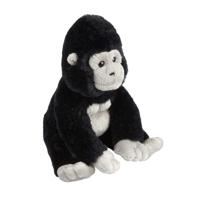 Ravnesden Pluche knuffel dier - Gorilla Aap - zwart/grijs - 18 cm Ravnesden Pluche knuffel dier - Gorilla Aap - zwart/grijs - 18 cm