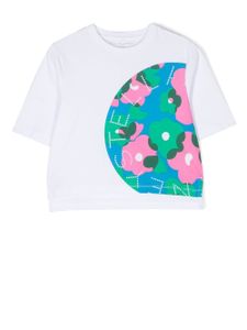 Stella McCartney Kids t-shirt à logo imprimé - Blanc