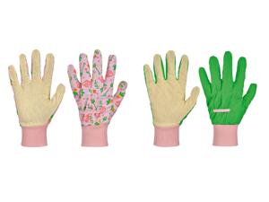 PARKSIDE 2 paar tuinhandschoenen (groen/roze, 7)