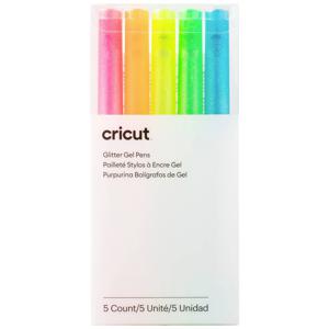 Cricut 2009961 gelpen Afgetopte gelpen Blauw, Groen, Oranje, Roze, Geel 5 stuk(s)