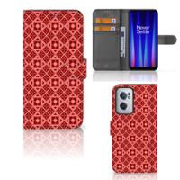 OnePlus Nord CE 2 | Telefoon Hoesje | Batik Rood