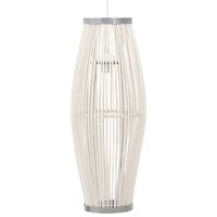 vidaXL Hanglamp ovaal 40 W E27 21x50 cm wilgen wit - thumbnail