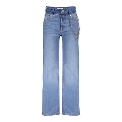 Frankie & Liberty winter jeansbroek meisjes - licht blauw - wide leg fit