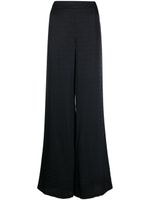 Moschino pantalon palazzo à motif monogrammé - Noir