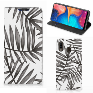 Samsung Galaxy A30 Smart Cover Leaves Grey