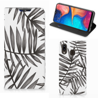 Samsung Galaxy A30 Smart Cover Leaves Grey - thumbnail