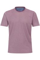 Redmond Regular Fit T-Shirt ronde hals paars, Effen - thumbnail
