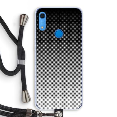 Musketon Halftone: Huawei Y6s Transparant Hoesje met koord