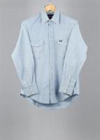 Wrangler Light Blue vintage denim shirt in size M for Unisex