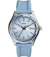 Horlogeband Fossil FS5537 Silicoon Blauw 22mm