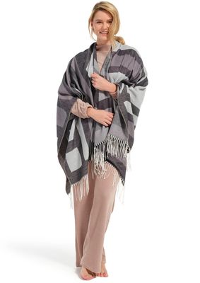 Grijze poncho Cindy van Pastunette