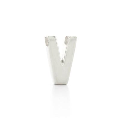 Imotionals Kettinghanger Letter V Zilver
