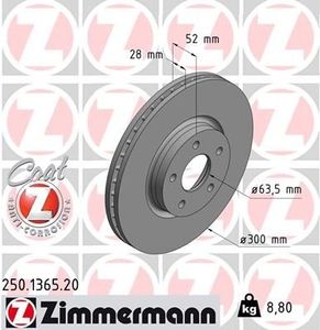 Remschijf Coat Z 250136520