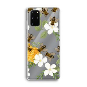 No flowers without bees: Samsung Galaxy S20 Plus Transparant Hoesje