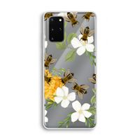 No flowers without bees: Samsung Galaxy S20 Plus Transparant Hoesje