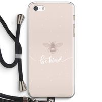 Be(e) kind: iPhone 5 / 5S / SE Transparant Hoesje met koord