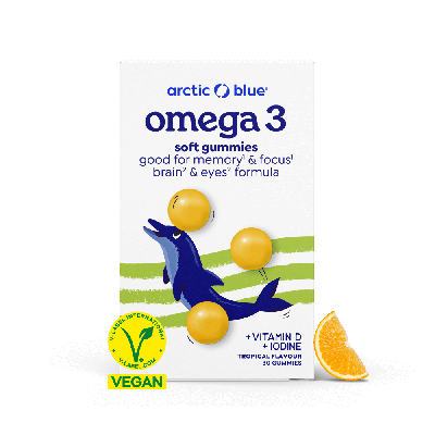 Vegan Omega-3 Gummies met vitamine D en Jodium