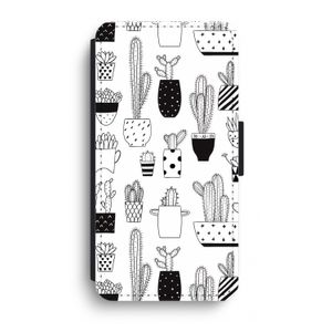 Cactusmotief: iPhone XR Flip Hoesje