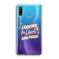 Pizza is the answer: Huawei P30 Lite Transparant Hoesje