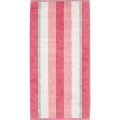 Cawö Cawo Noblesse Stripes Handdoek 50x100 altrosa