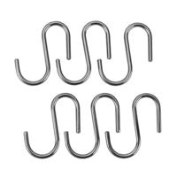 Haak voor ophanging Metaltex Lonardo Verchroomd Metaal 6,5 cm 6 Onderdelen
