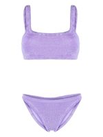 Hunza G bikini à effet froissé - Violet