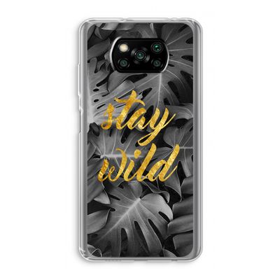 Stay wild: Xiaomi Poco X3 NFC Transparant Hoesje