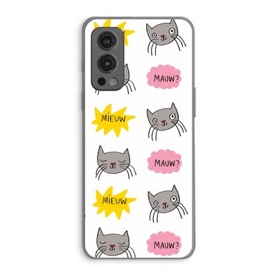 Meow: OnePlus Nord 2 5G Transparant Hoesje