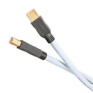 Supra 1001907615 USB-kabel 2 m USB 2.0 USB A USB B Blauw