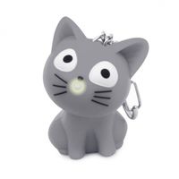 Balvi sleutelhanger Katy junior 5,5 cm kunststof grijs - thumbnail