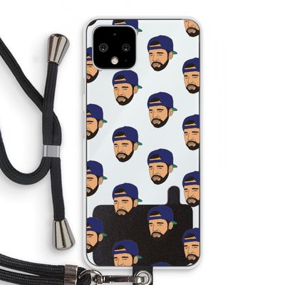 Drake Away: Pixel 4 Transparant Hoesje met koord